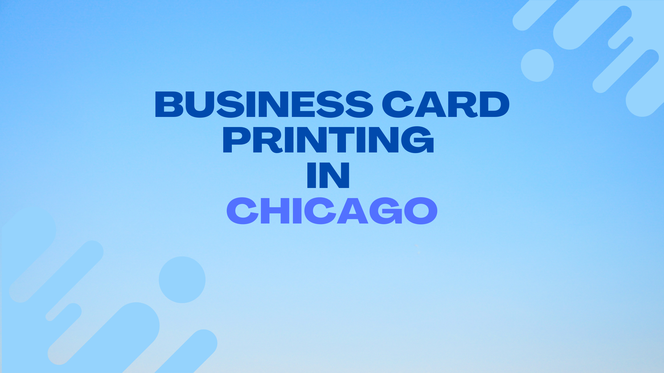 Find Business Card Printing Near Me