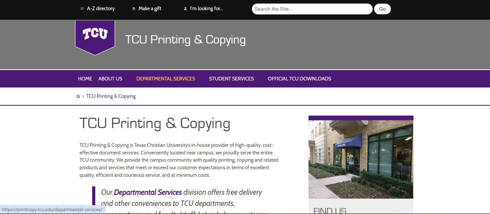 TCU Printing & Copying