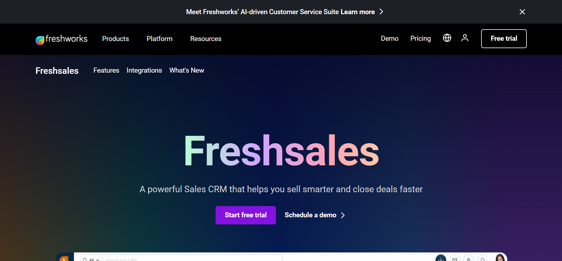 Freshsales Sales CRM