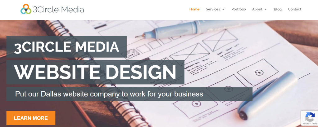 3Circle Media Website Design