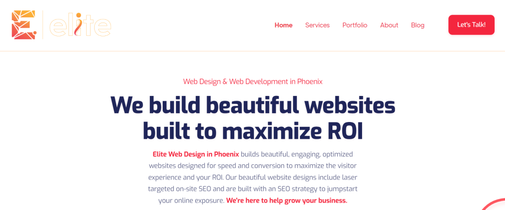 Elite Web Design Phoenix