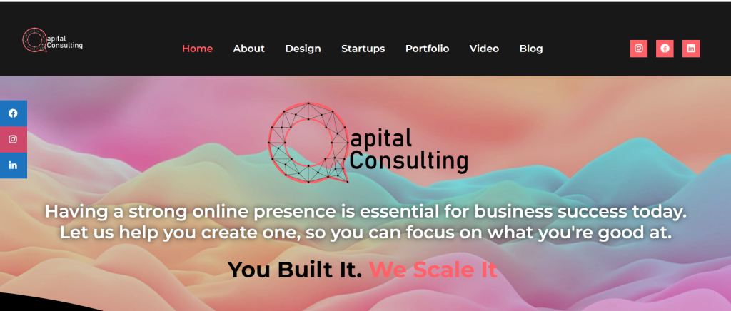 Qapital Consulting - Web Design In Phoenix