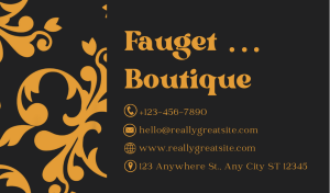 Designer Boutique Business Card Design