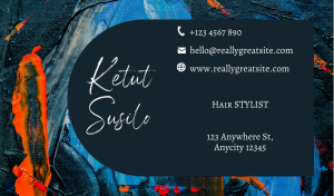 Hair Stylist Business Card Designs