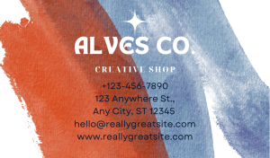 Multicolor Painting Business Card Design
