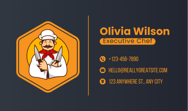Orange Chef Business Card