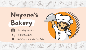 Bakery Business Card Designs