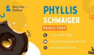 Yellow Chef Business Card Design