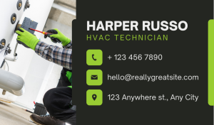 HVAC Business Card Ideas