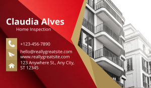 Home Inspection Business Card Ideas