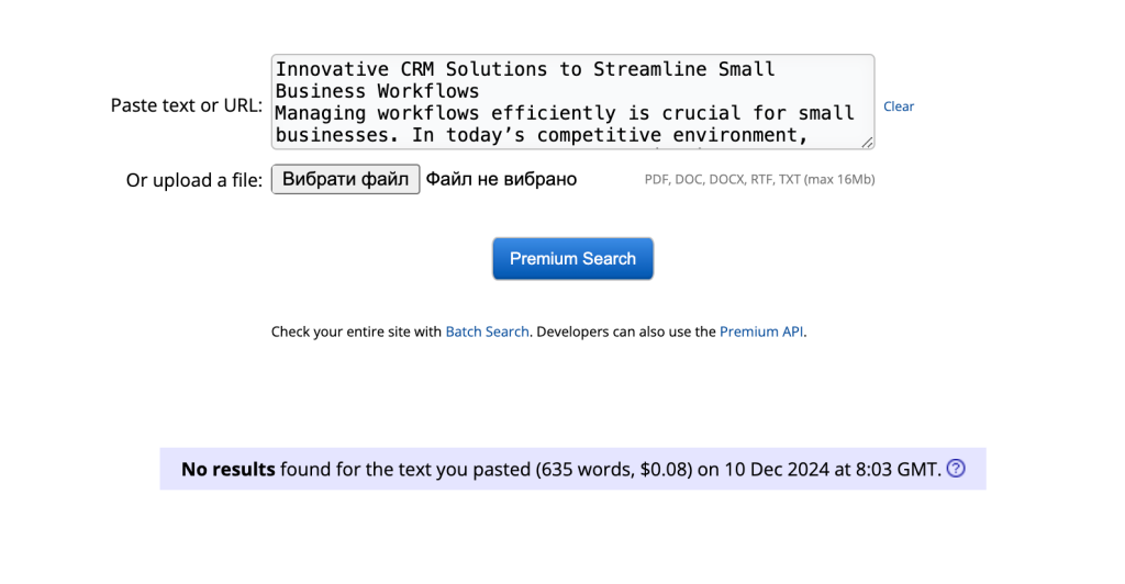 CRM Solutions screenshot